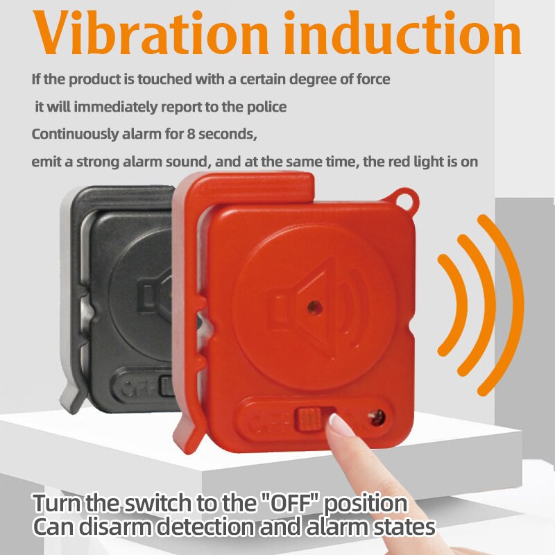 Sensores de Alarma de Vibració - Wireless Door Sensor reseña y precio