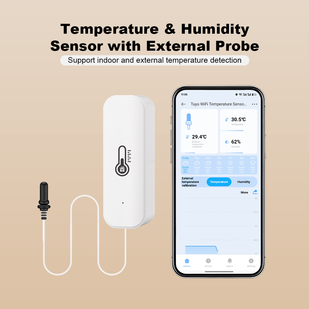 Nuevo Sensor de Humedad y Temp - Smart Home Monitoring reseña y precio