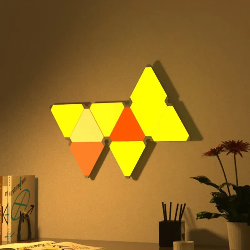 Luces LED triangulares Banqcn  - Smart Home Setup reseña y precio