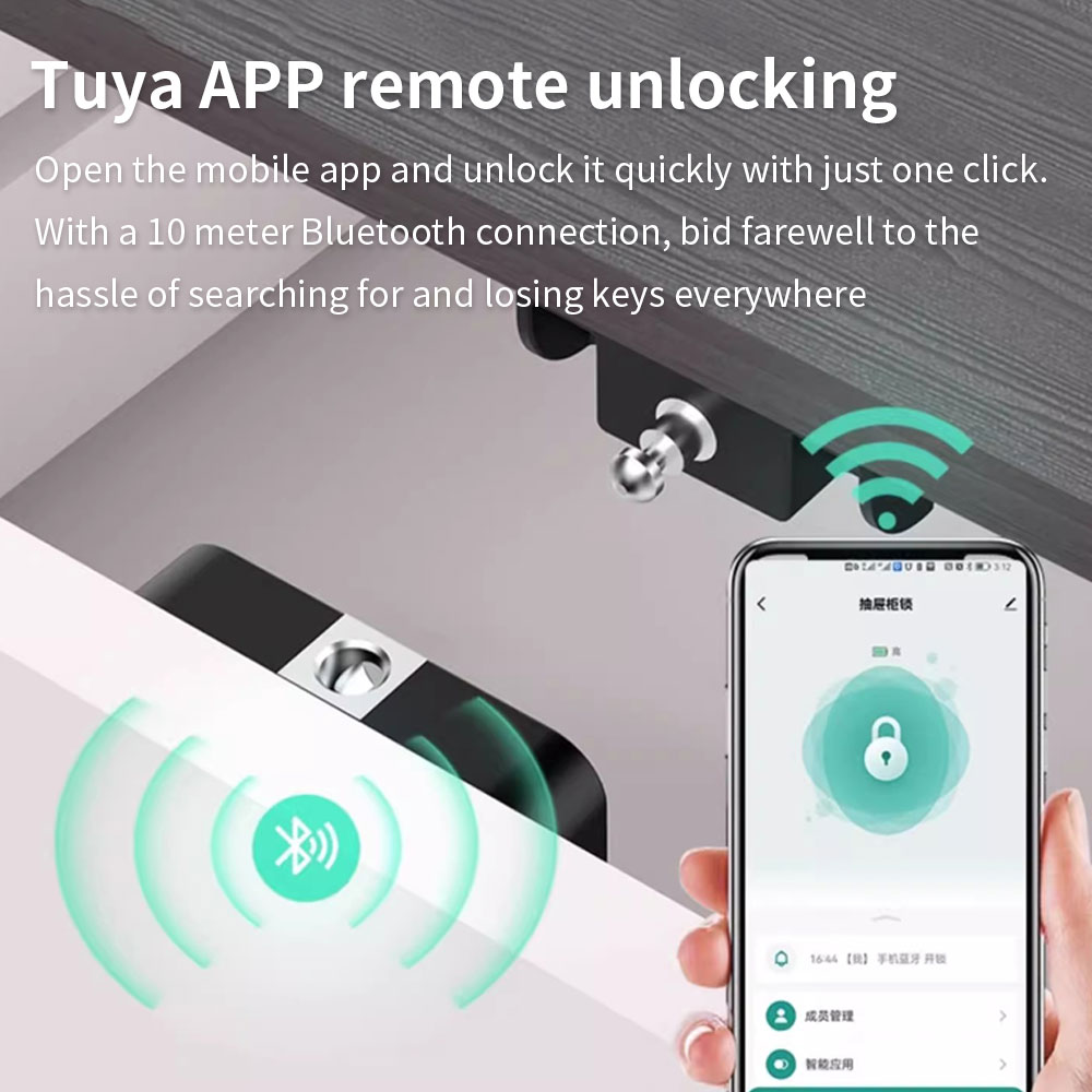 Tuya-cerradura de gabinete ocu - Smart Home Lock reseña y precio